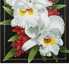 Оригинал схемы вышивки «орхидея» (№1653682)