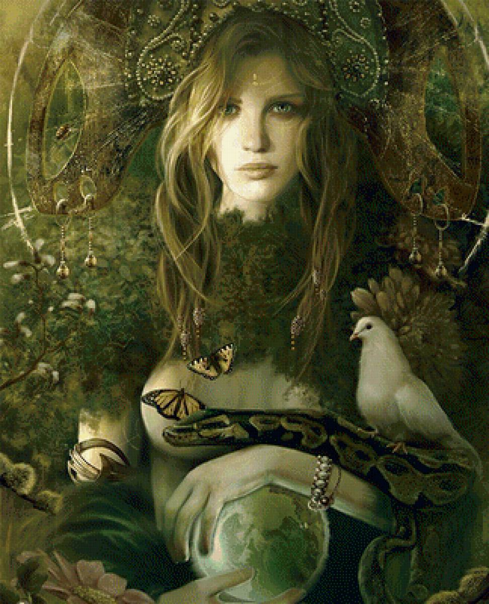 фея леса - девушка, фея, сказка, миф, магия - предпросмотр