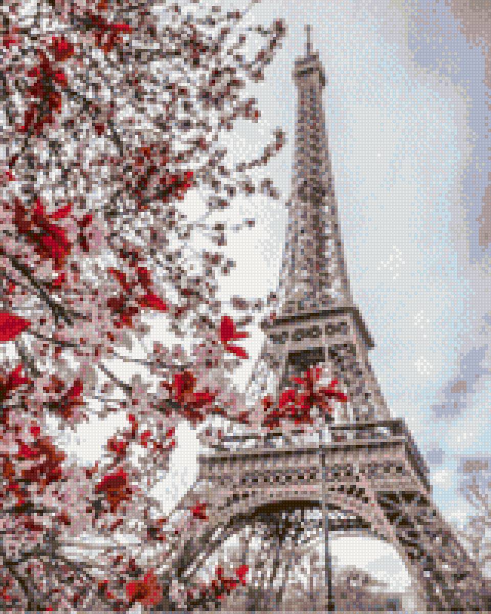 Париж весной - париж - предпросмотр