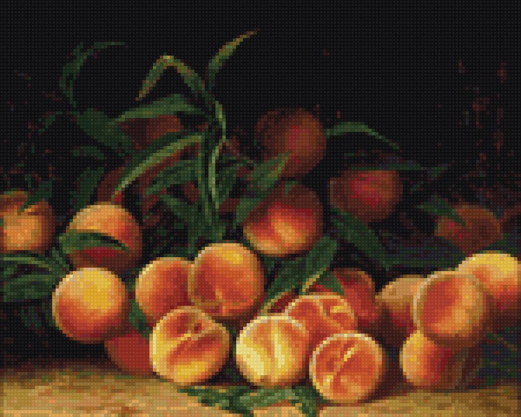 персики на темном - персики - предпросмотр