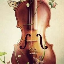 Схема вышивки «скрипка»