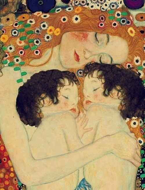 Материнская любовь - мать, дети, климт, люди, любовь - оригинал