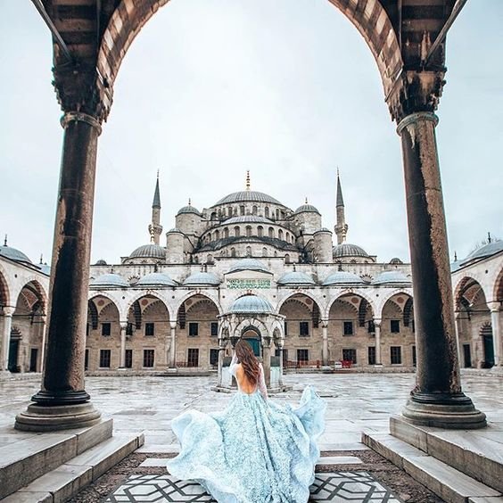 Голубая мечеть - турция, стамбул - оригинал