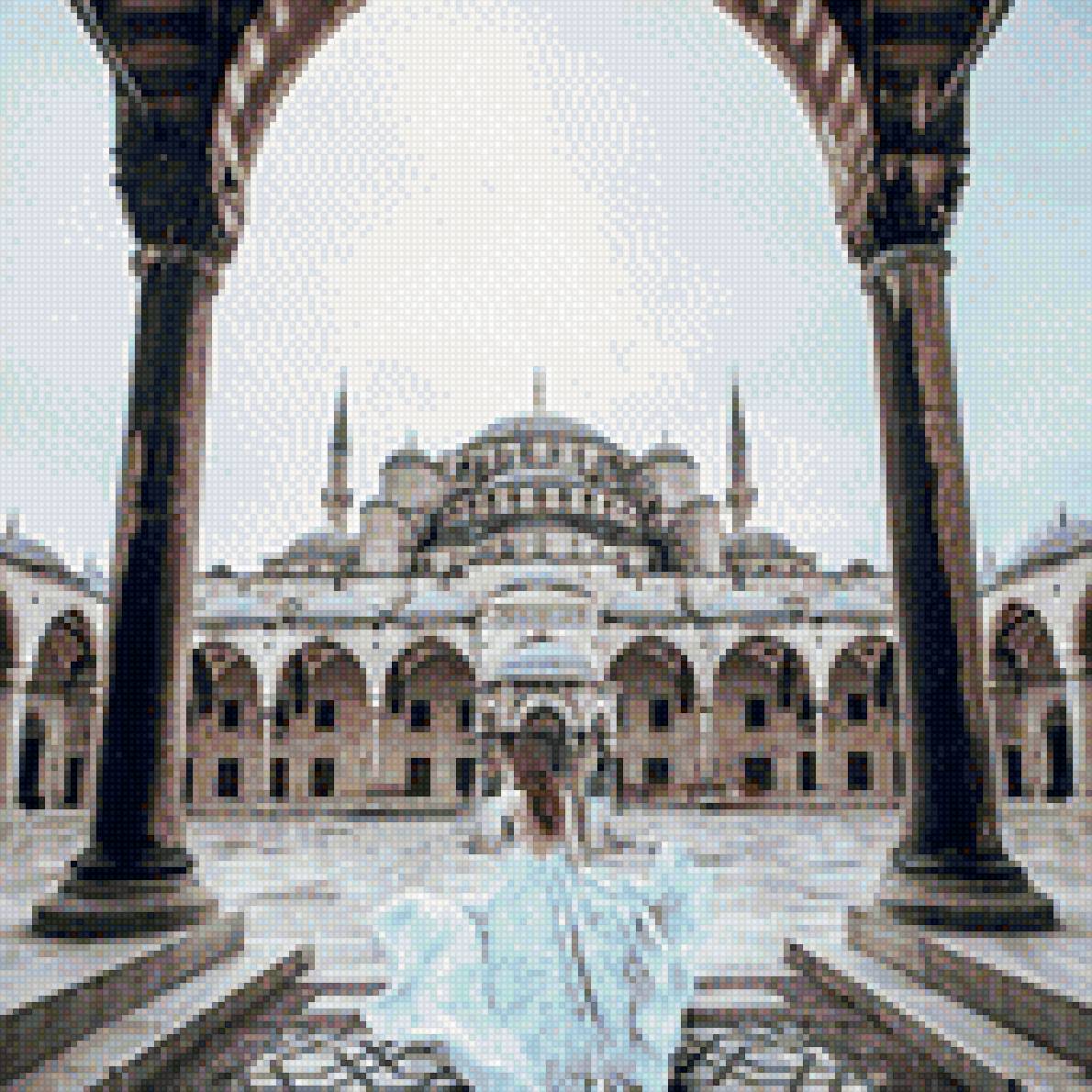 Голубая мечеть - турция, стамбул - предпросмотр