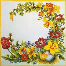 Оригинал схемы вышивки «цветы» (№1676052)