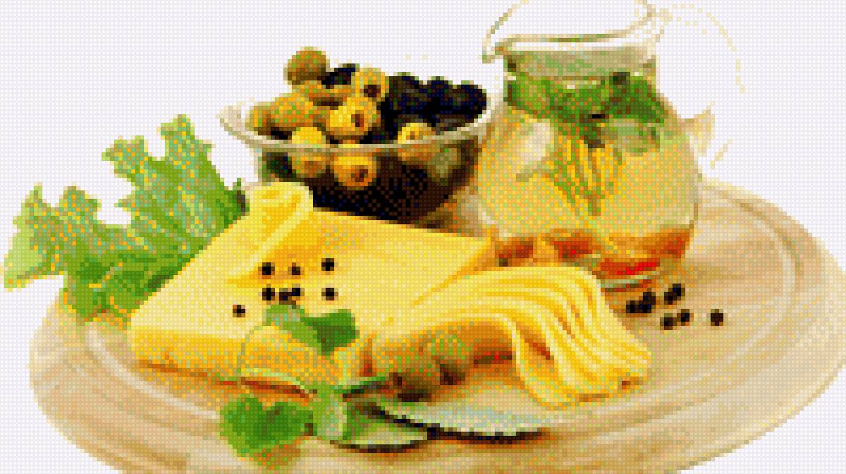 Сыр и оливки - сыр, оливки - предпросмотр