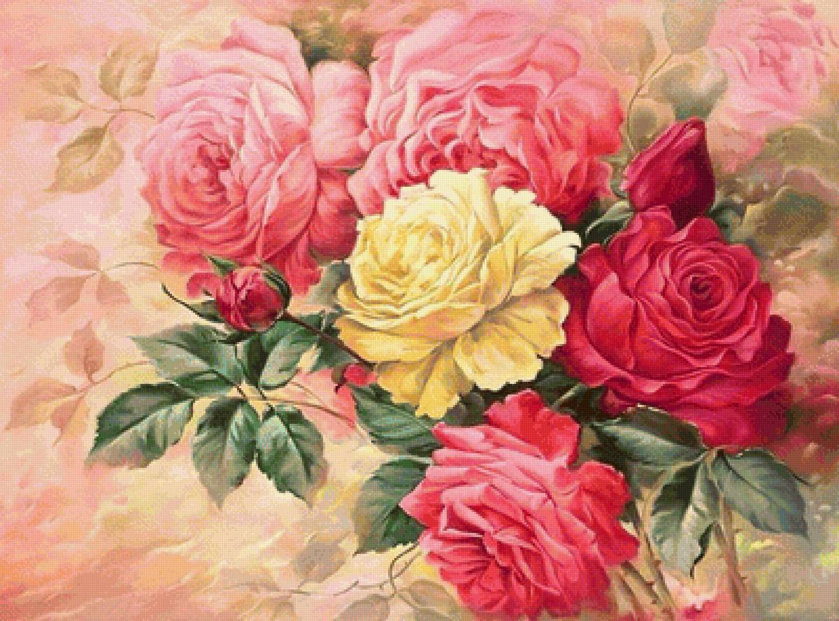 «Как хороши, как свежи были розы...» - розы, розовые цветы, роза, красные цветы - предпросмотр