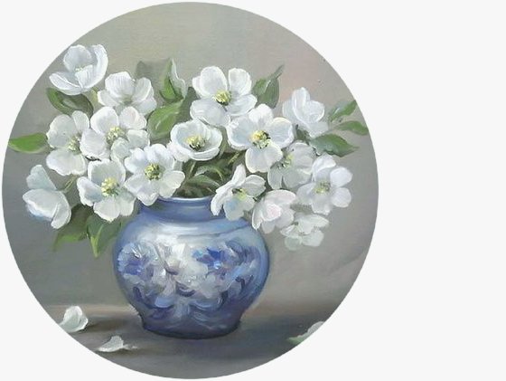 Цветы в вазе - цветы, белые цветы - оригинал