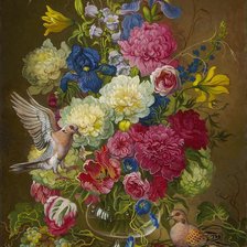Оригинал схемы вышивки «kvety,vtáci» (№1698615)