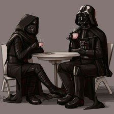 Оригинал схемы вышивки «Звёздный войны | Dart Vader and Kylo Ren» (№1699274)