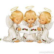 Оригинал схемы вышивки «ангелы» (№1699624)