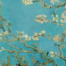 Оригинал схемы вышивки «Ван Гог Ветка цветущего миндаля» (№1703162)