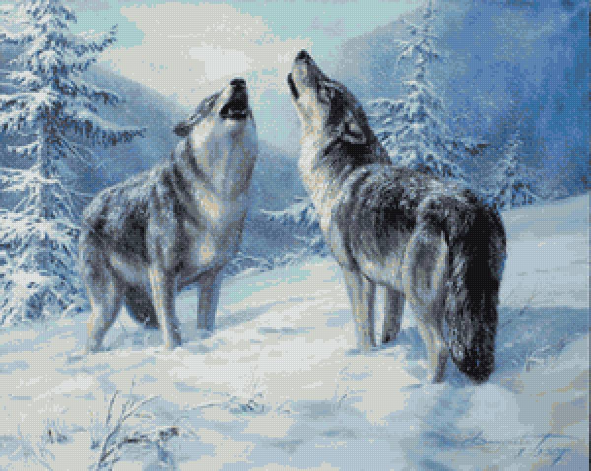 Волки 2 - волки, зима - предпросмотр