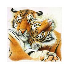Оригинал схемы вышивки «Тигры» (№1712911)