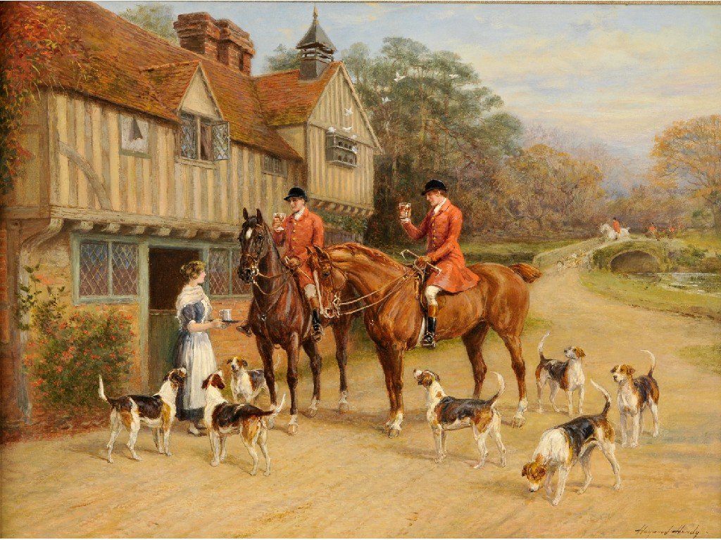 английская охота - охота, собаки, лошади - оригинал