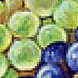 Предпросмотр схемы вышивки «Натюрморт с виноградом.» (№1717804)
