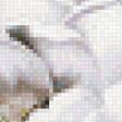 Предпросмотр схемы вышивки «белые тюльпаны» (№1717911)