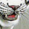 Предпросмотр схемы вышивки «Серия "Хищники". Белый тигр» (№1722101)
