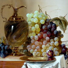 Оригинал схемы вышивки «виноград» (№1722808)