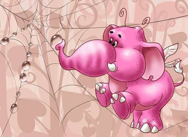розовий слон 3 - слоник, слон - оригинал