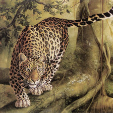 Оригинал схемы вышивки «Леопард» (№1732729)