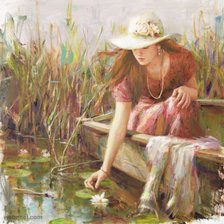 Схема вышивки «Pino Daeni Lake»