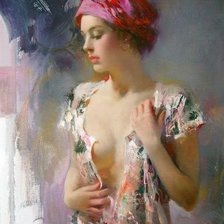 Оригинал схемы вышивки «Pino Daeni Summer» (№1744317)