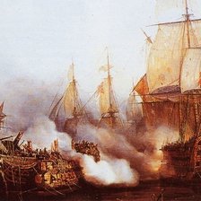 Схема вышивки «Trafalgar battle»
