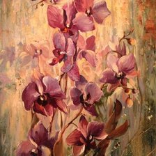 Схема вышивки «Rychkov orchids»