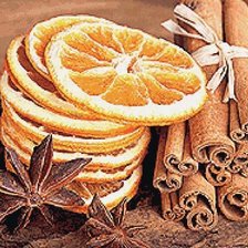 Схема вышивки «Orange and cinnamon»