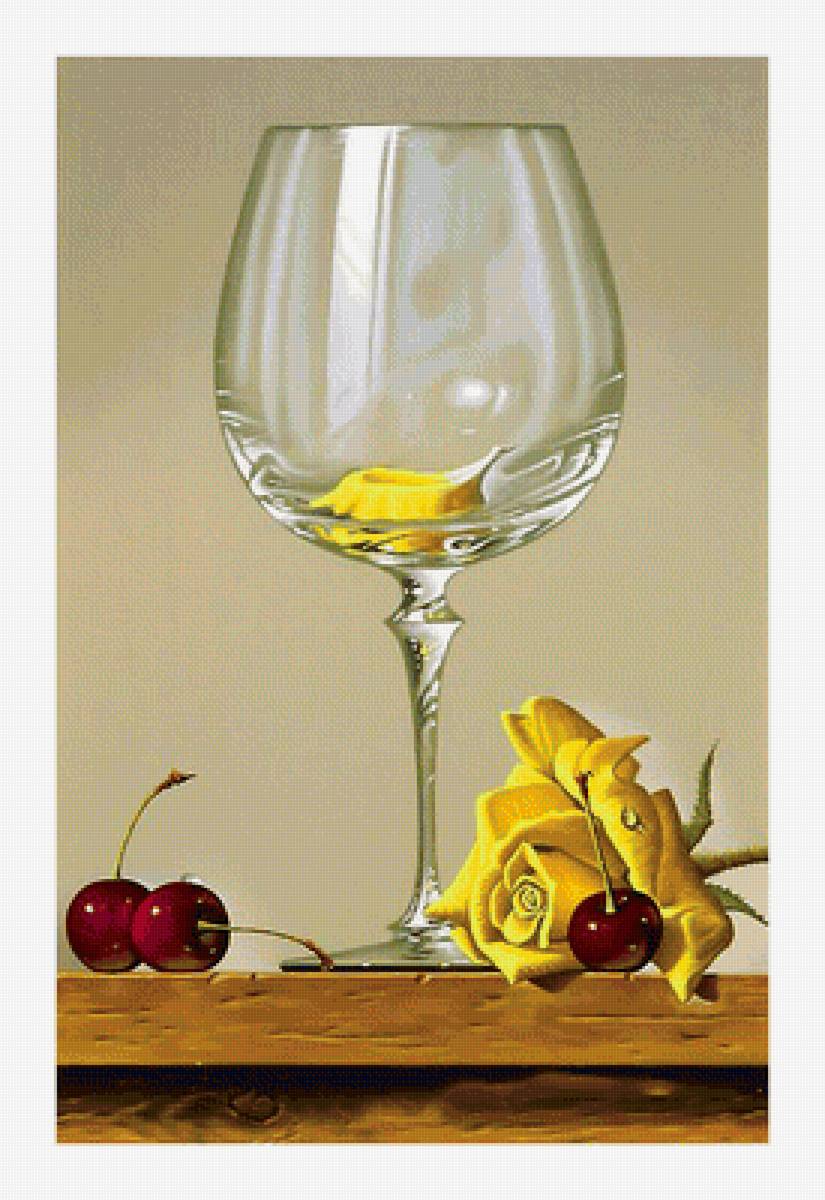 Серия "Брызги шампанского" - натюрморт, цветы, фрукты - предпросмотр