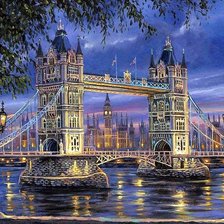 Схема вышивки «Tower Bridge»