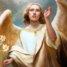 Оригинал схемы вышивки «ангел» (№1775803)