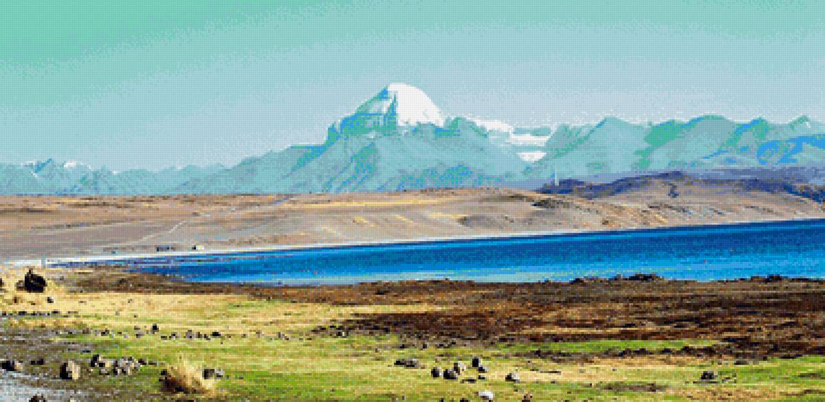 Mount Kailash - тибет, гора кайлас, горы, озеро, гора, кайлас - предпросмотр