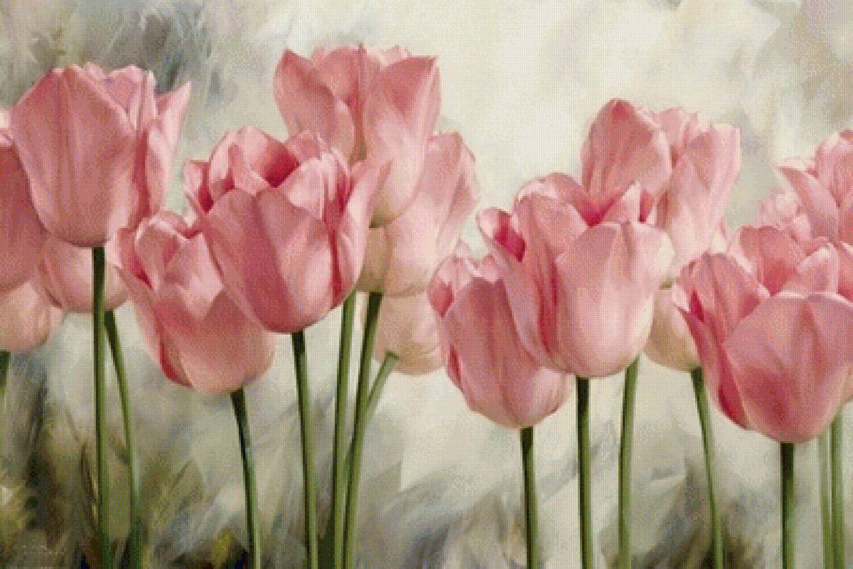 тюльпаны - тюльпаны, живопись, цветы, картина - предпросмотр