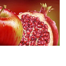 Оригинал схемы вышивки «Гранат и яблоко» (№1783782)