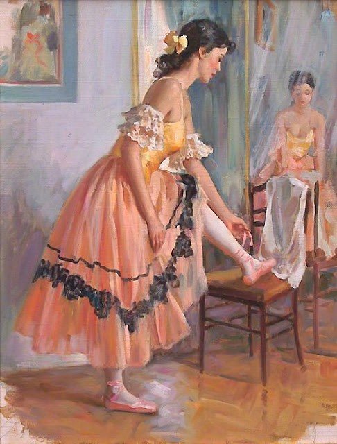 балерина - картина - оригинал
