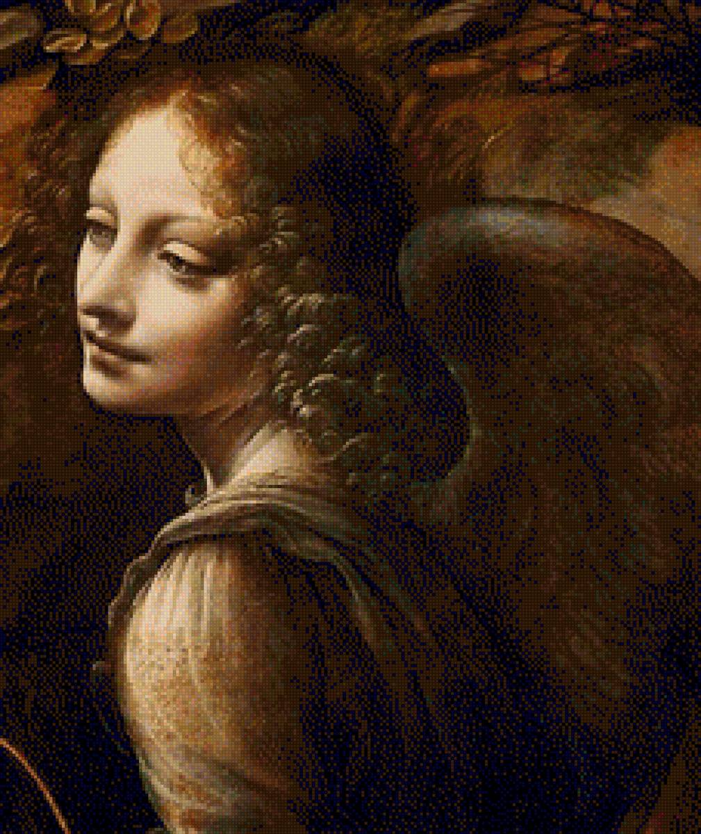 Ангел - ангел, да винчи, картина, живопись - предпросмотр