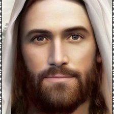 Оригинал схемы вышивки «исус» (№1786229)
