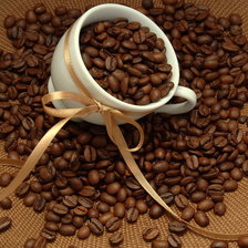 Оригинал схемы вышивки «кофе» (№1786346)