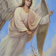 Оригинал схемы вышивки «ангел молитвы» (№1786717)