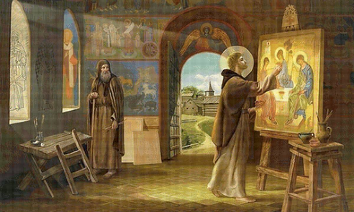 Андрей Рублев - храм, икона, живопись - предпросмотр