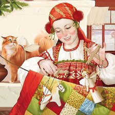 Оригинал схемы вышивки «рождественская сказка» (№1788920)