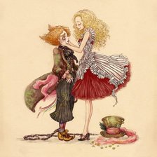 Оригинал схемы вышивки «Алиса в стране чудес» (№1789360)