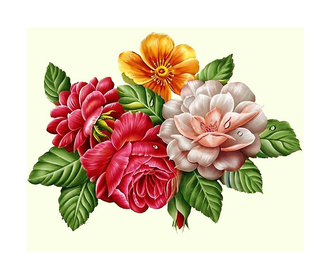 Серия "Букет". Розы - букет, розы, флора, цветы - оригинал