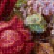 Предпросмотр схемы вышивки «Букет цветов в медной вазе» (№1800641)