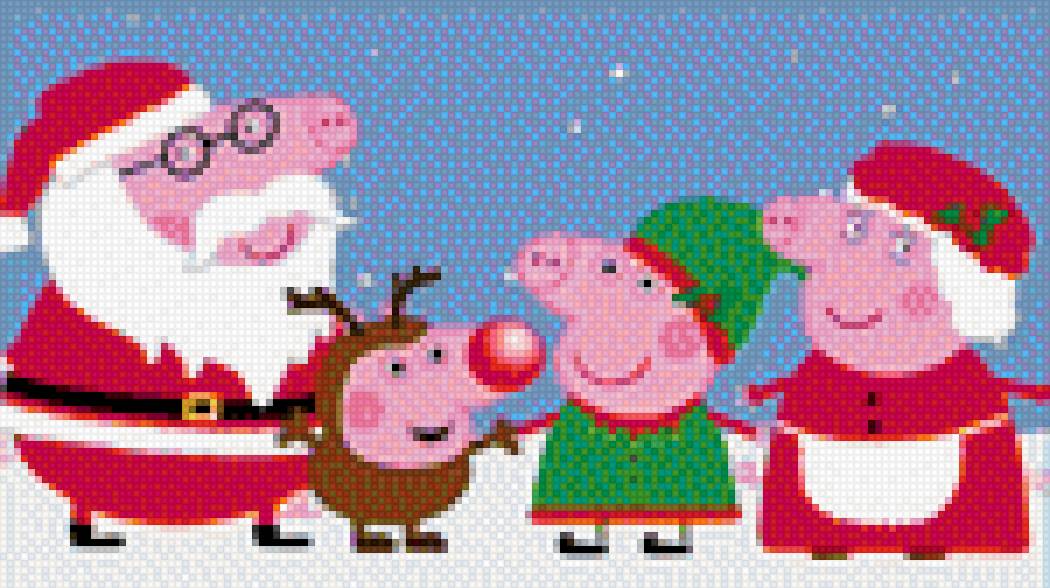 Свинка Пеппа - символ 2019, новогодний поросенок, свинка, новый год - предпросмотр
