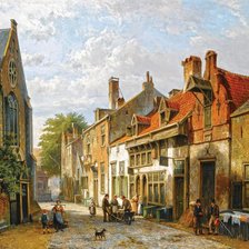 Переулок. Голландия 19 век