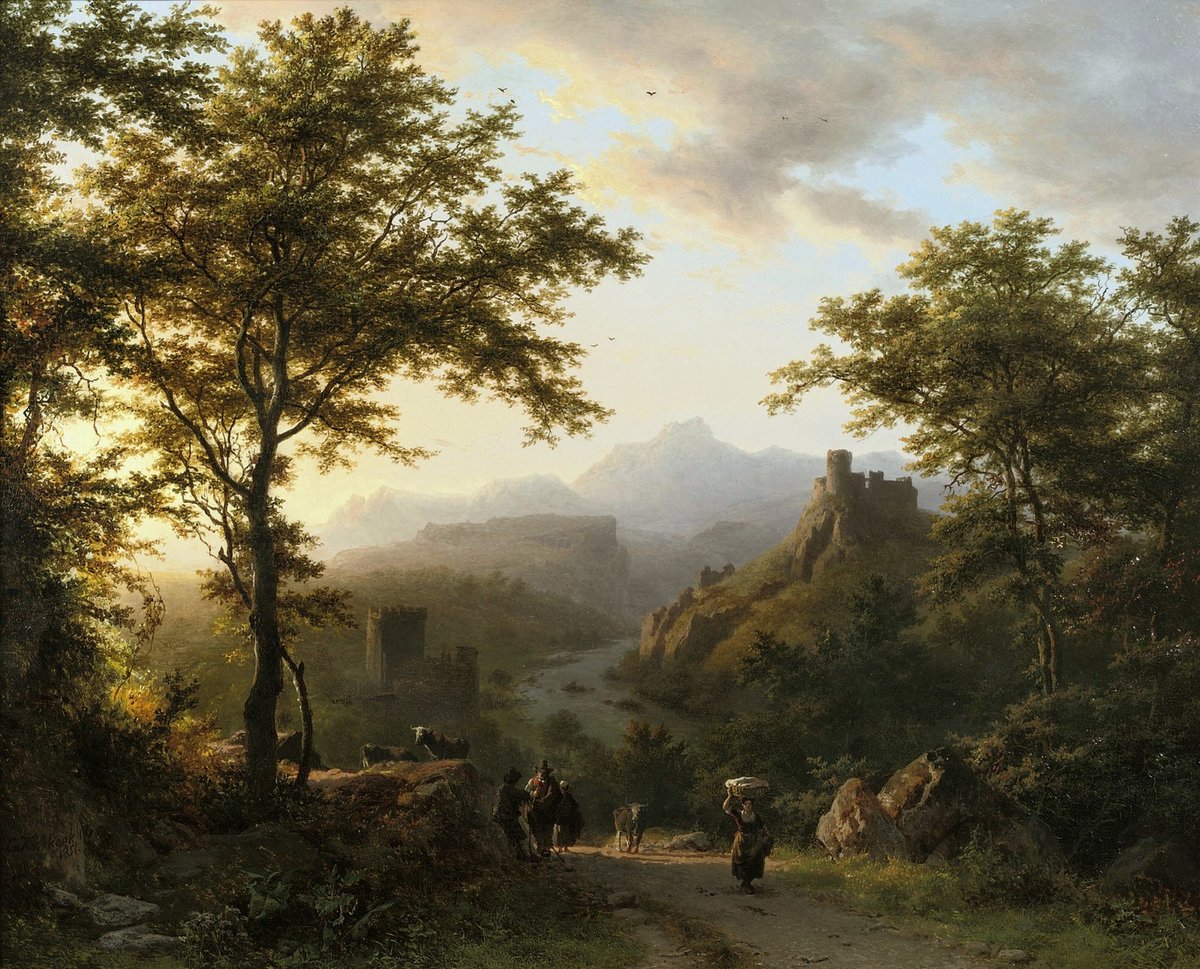 Бернард Корнелис 03 - картина, пейзаж, живопись - оригинал