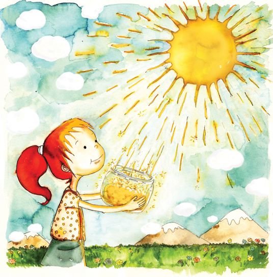 Солнечные лучики - солнце детство радость - оригинал